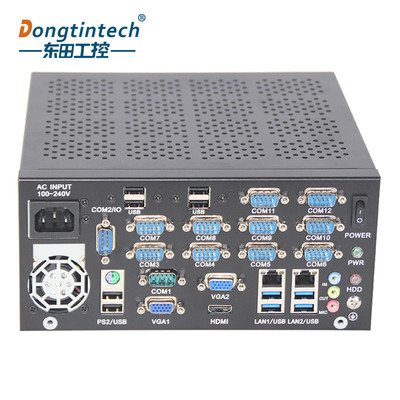 Dongtintech 东田桌面式工控机IPC-5304I 12串 10USB工业服务器电脑